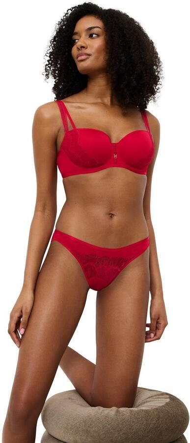 Triumph Brazilian slip Palina Moonlight Kiss van kant v-detail elastisch figuuraccentuerend zacht - Foto 3