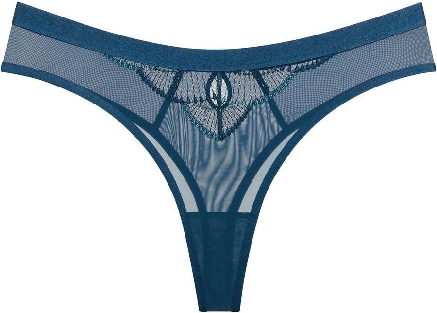 Triumph Brazilian slip Palina Sea Full Of Stars Keyhole-detail op de achterkant kant borduurwerk