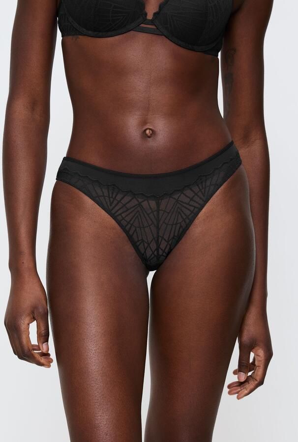 Triumph Brazilian slip That Night In Vegas van kant en mesh elastisch figuuraccentuerend elegant - Foto 5