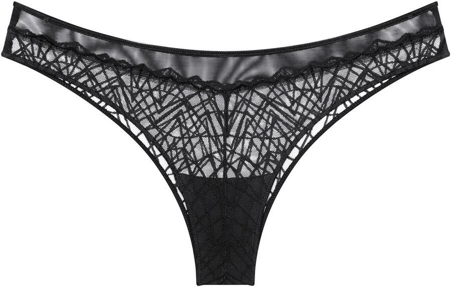 Triumph Brazilian slip That Night In Vegas van kant en mesh elastisch figuuraccentuerend elegant - Foto 4