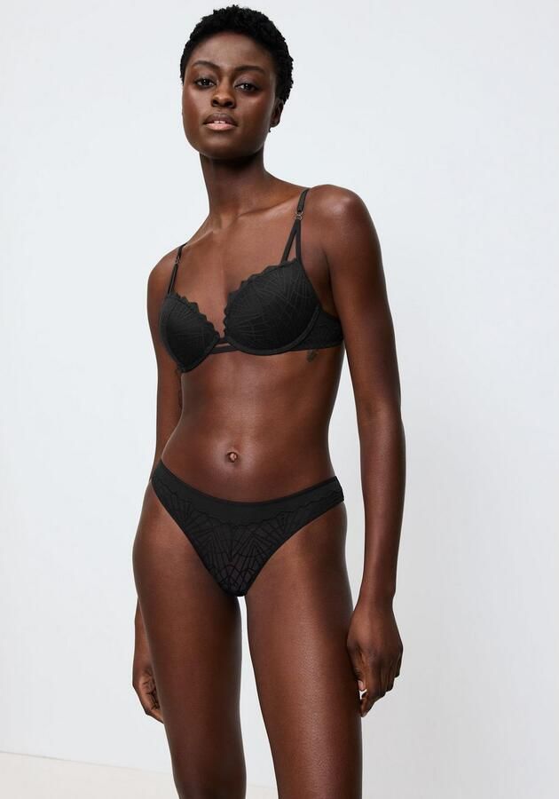 Triumph Brazilian slip That Night In Vegas van kant en mesh elastisch figuuraccentuerend elegant - Foto 3