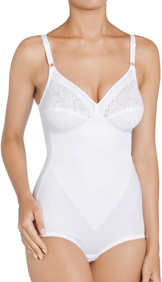 Triumph Corrigerende body Formfit BS X bloemenkant ronde ruguitsnijding diepe v-hals - Foto 3