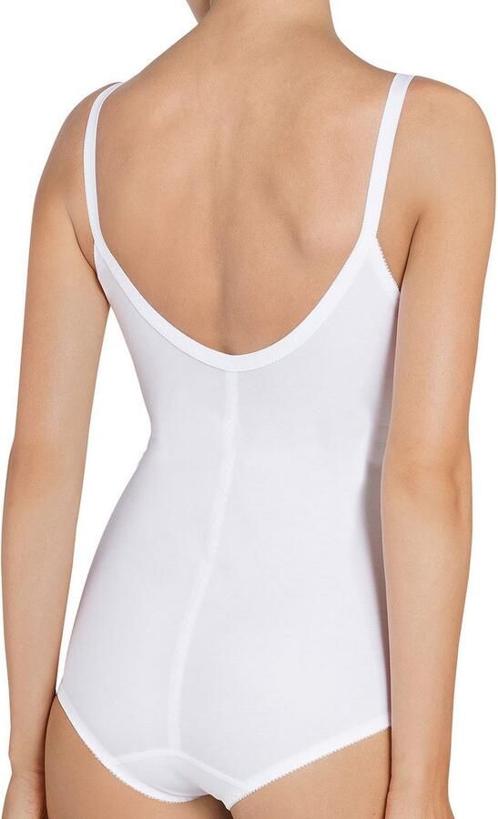 Triumph Corrigerende body Formfit BS X bloemenkant ronde ruguitsnijding diepe v-hals