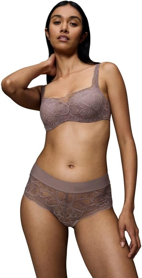 Triumph Hipster Body Make-Up Illusion Lace florale stretchkant gladde band microvezel naadloos - Foto 4