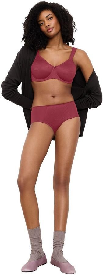 Triumph Hipster Essential Minimizer T glinsterend jacquardpatroon elastisch zacht ondoorzichtig - Foto 5