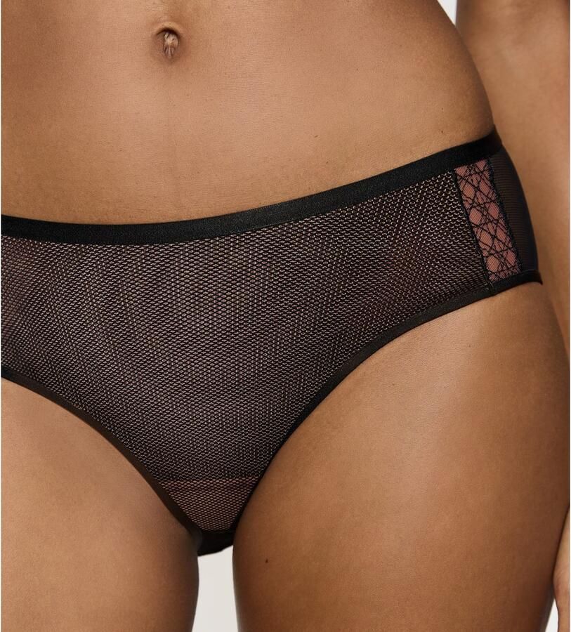 Triumph Hipster Palina Cosmic Heartbeat Keyhole-detail op de achterkant middelhoge band elastisch mesh