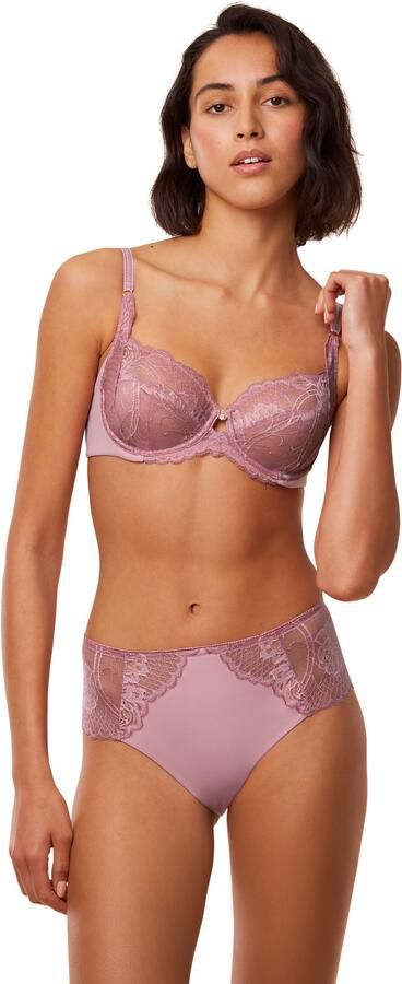 Triumph Maxislip Wild Peony Florale bloemenkant hoog getailleerd elastisch - Foto 4