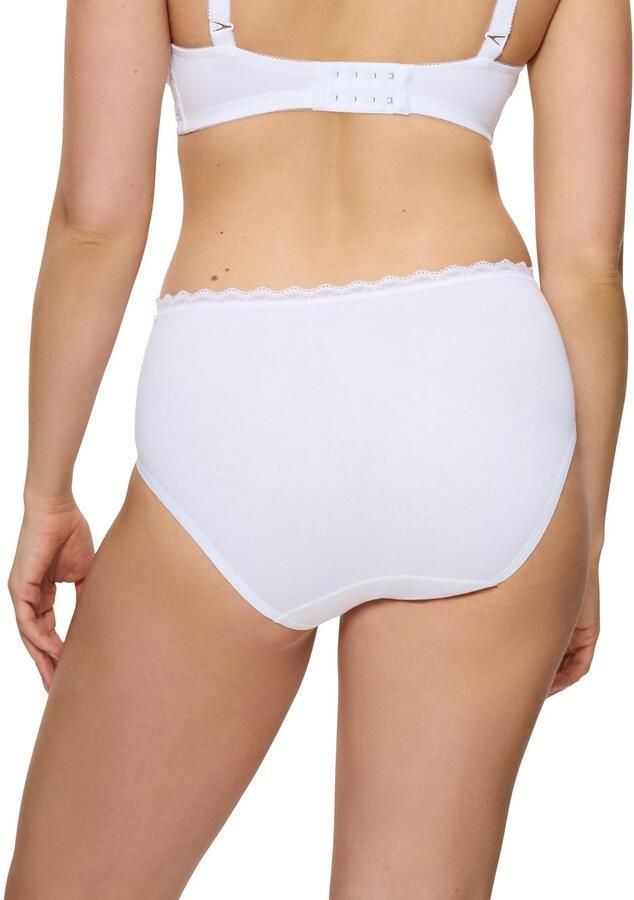 Triumph Midislip Feel Of Cotton zacht zonder zijnaden smalle kanten band (Set van 2) - Foto 4