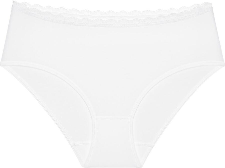 Triumph Midislip Feel Of Cotton zacht zonder zijnaden smalle kanten band (Set van 2) - Foto 2