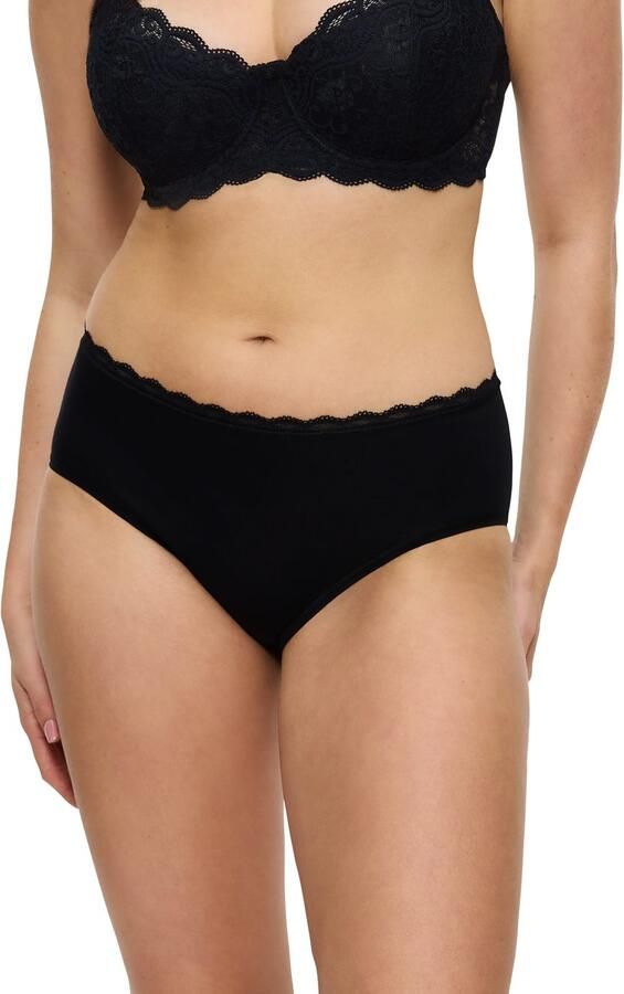 Triumph Midislip Feel Of Cotton zacht zonder zijnaden smalle kanten band (Set van 2) - Foto 4