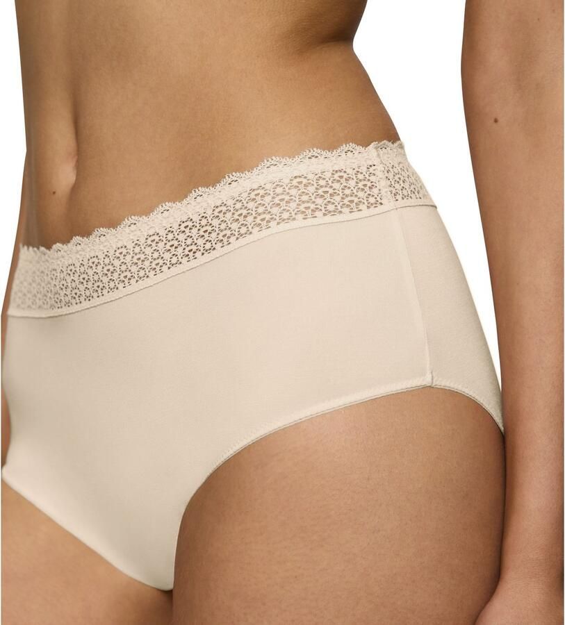 Triumph Midislip Feel of Modal zeer zacht elastische tailleband met kant licht (Set van 2)