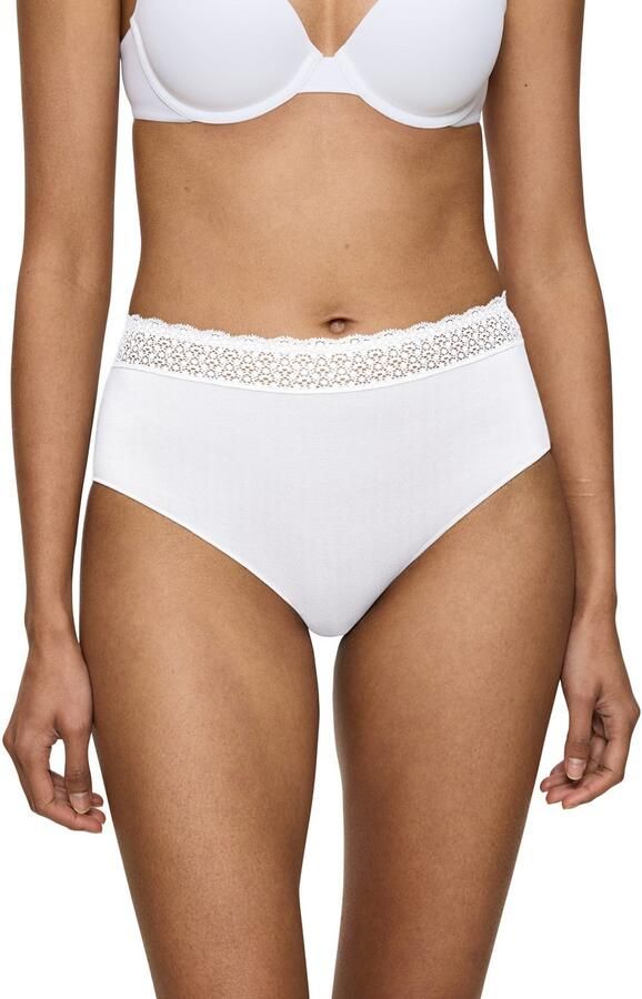 Triumph Midislip Feel of Modal zeer zacht elastische tailleband met kant licht (Set van 2) - Foto 2