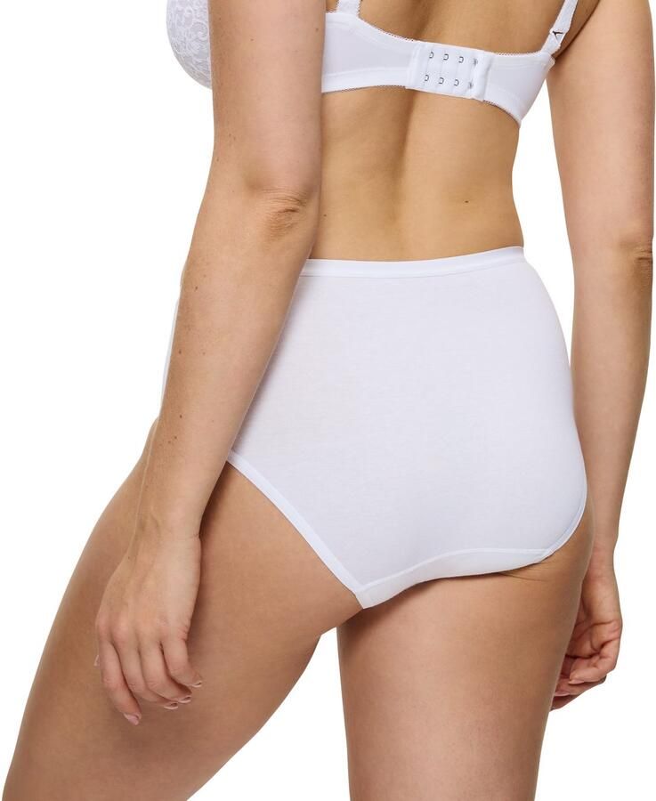 Triumph Midislip Sense Of Cotton zacht zonder zijnaden elastisch (Set van 2) - Foto 2