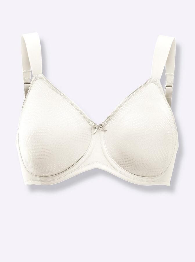 Triumph Minimizer-bh Essential Minimizer Glinsterend jacquardpatroon met beugel kleine satijnen strik - Foto 2