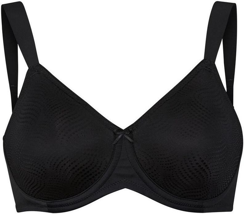 Triumph Minimizer-bh Essential Minimizer Glinsterend jacquardpatroon met beugel kleine satijnen strik - Foto 9