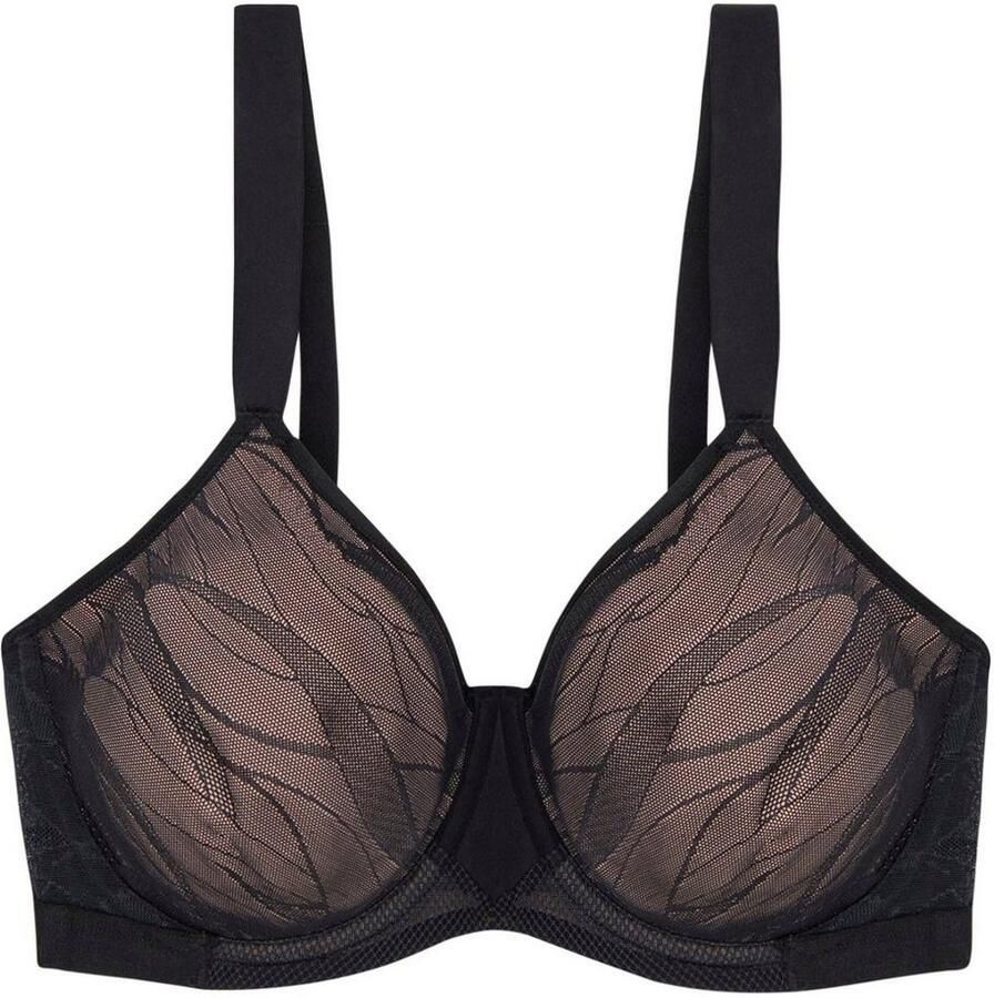 Triumph Minimizer-bh Airy Sensation W01 Cup C-G ongevulde cups met delicaat kant comfortabele beugels