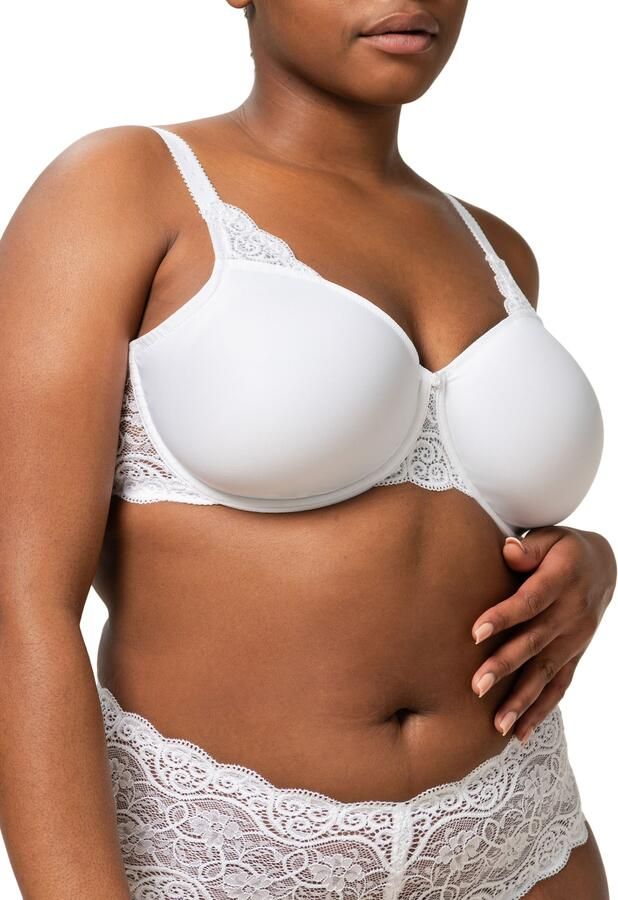 Triumph Minimizer-bh Amourette 300 W01 Verkleint de borst optisch met één cupmaat kanten details - Foto 3