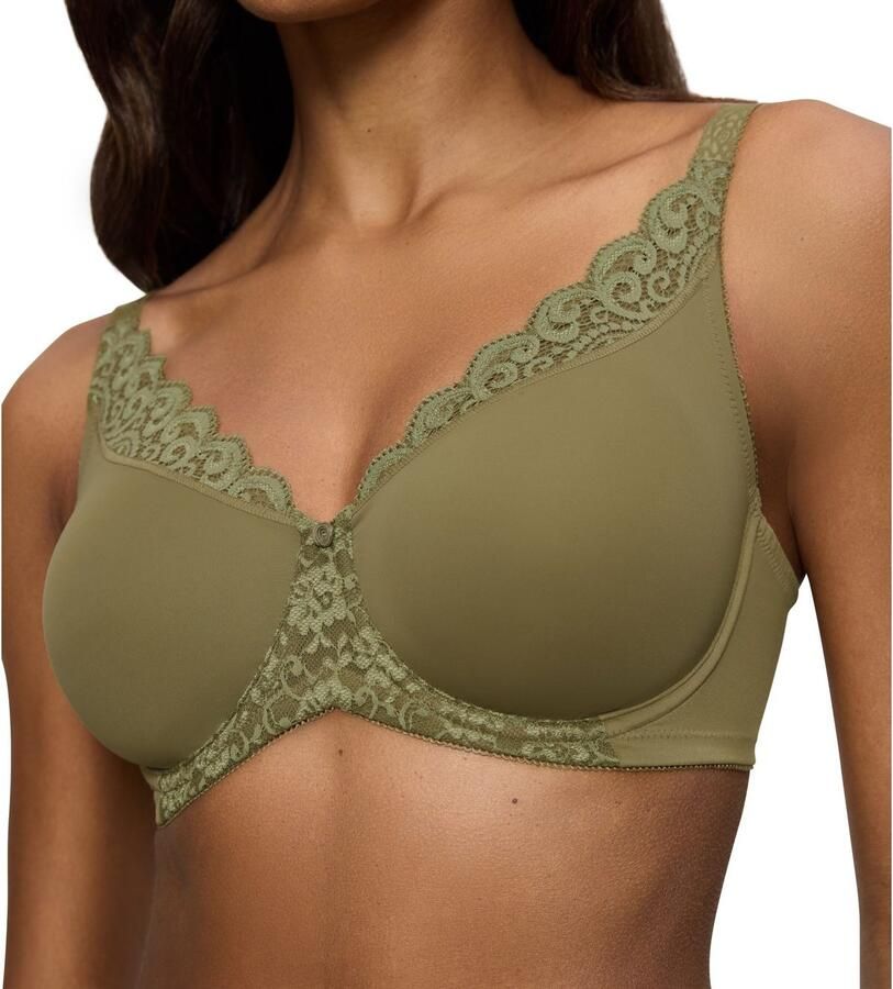 Triumph Minimizer-bh Amourette W01 maakt de borst optisch kleiner met een cupmaat