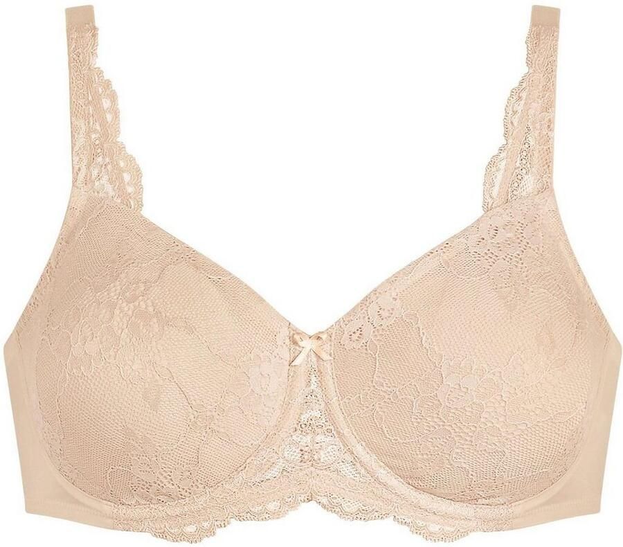 Triumph Minimizer-bh Contouring Sensation W01 Verkleint de borst optisch met één cupmaat bloemenkant