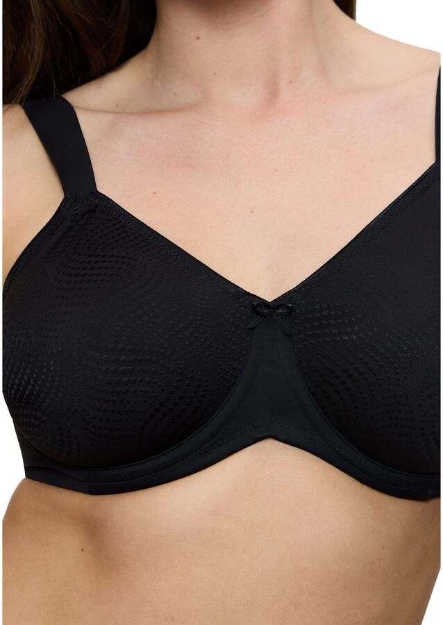 Triumph Minimizer-bh Essential Minimizer Glinsterend jacquardpatroon met beugel kleine satijnen strik - Foto 8