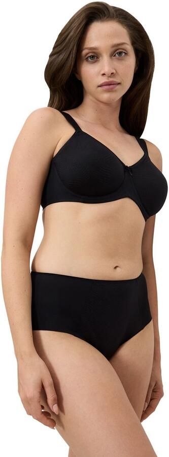 Triumph Minimizer-bh Essential Minimizer Glinsterend jacquardpatroon met beugel kleine satijnen strik - Foto 11