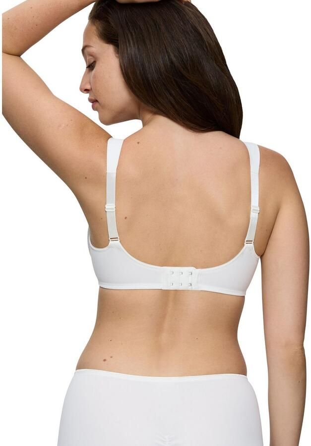 Triumph Minimizer-bh Essential Minimizer Glinsterend jacquardpatroon met beugel kleine satijnen strik - Foto 6