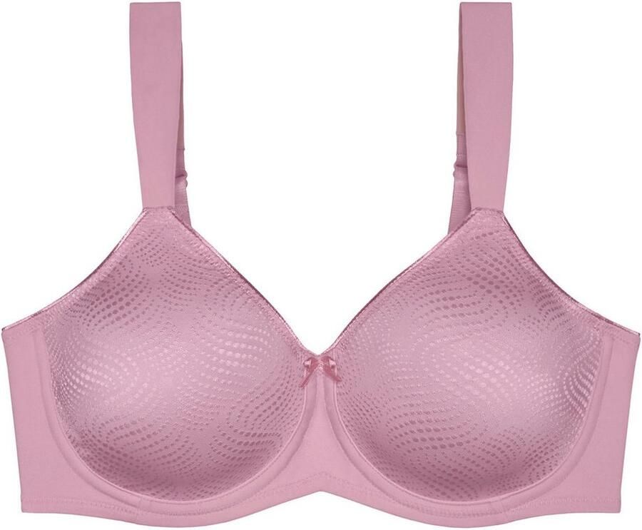 Triumph Minimizer-bh Essential Minimizer Glinsterend jacquardpatroon met beugel kleine satijnen strik - Foto 2