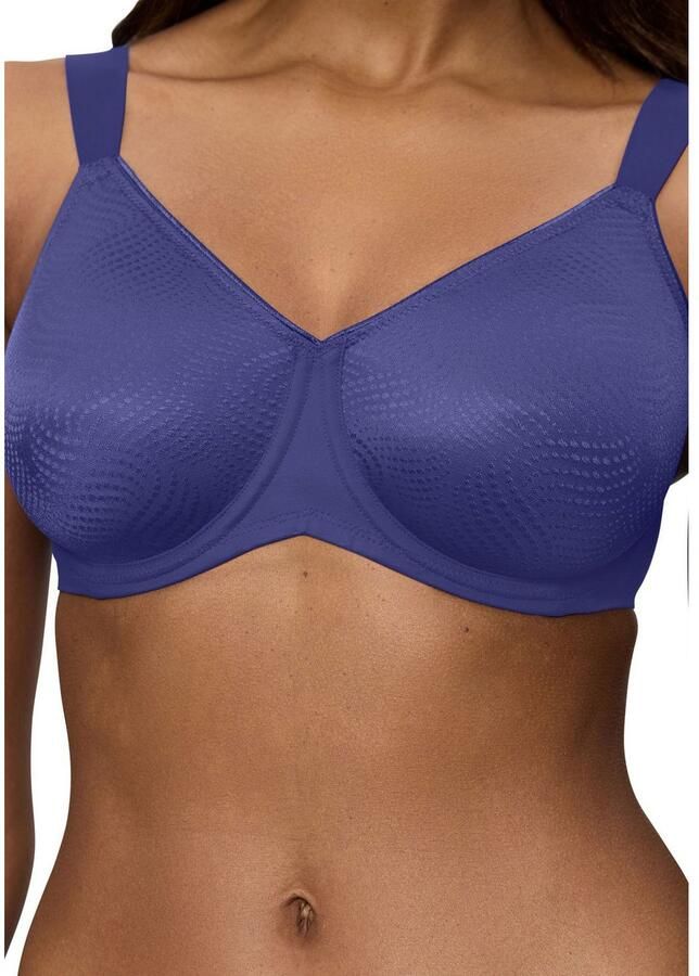 Triumph Minimizer-bh Essential Minimizer Glinsterend jacquardpatroon met beugel kleine satijnen strik - Foto 2