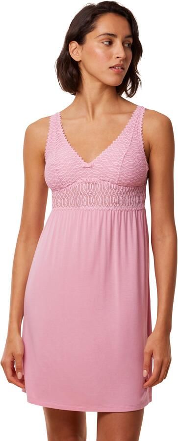 Triumph Nachthemd Aura Spotlight NDK 03 X zacht ademend v-hals kanten inzetten - Foto 4