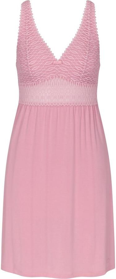 Triumph Nachthemd Aura Spotlight NDK 03 X zacht ademend v-hals kanten inzetten - Foto 3