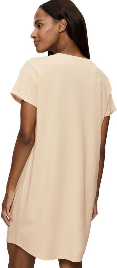 Triumph Nachthemd Nightdresses NDK X zacht ademend geribbelde ronde halslijn korte mouw - Foto 2