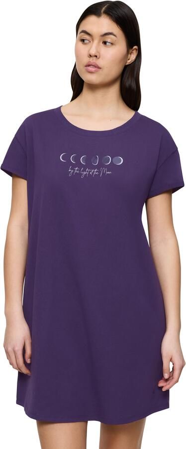 Triumph Nachthemd Nightdresses NDK X zacht ade d geribbelde ronde halslijn korte mouw - Foto 5