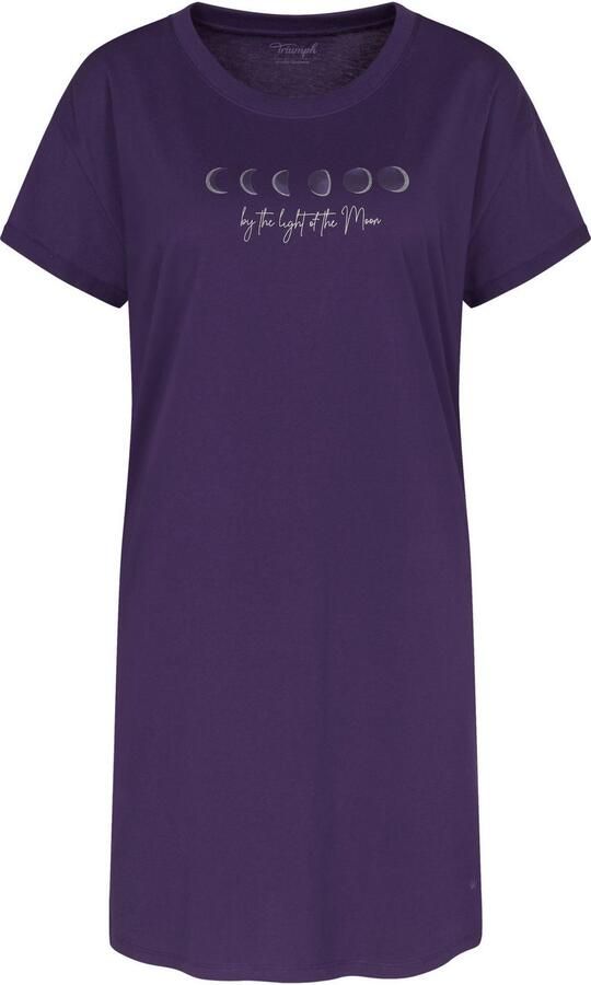 Triumph Nachthemd Nightdresses NDK X zacht ade d geribbelde ronde halslijn korte mouw - Foto 2