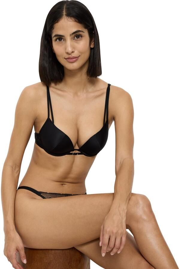 Triumph Push-up-bh Crazy Stupid Love Kant stretch-satijn op de cups vederlichte cups mesh - Foto 2