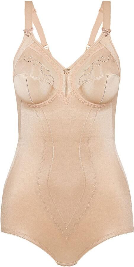 Triumph Shaping-body Doreen + Cotton 01 BS ronde diepere ruguitsnijding vormend v-hals - Foto 2