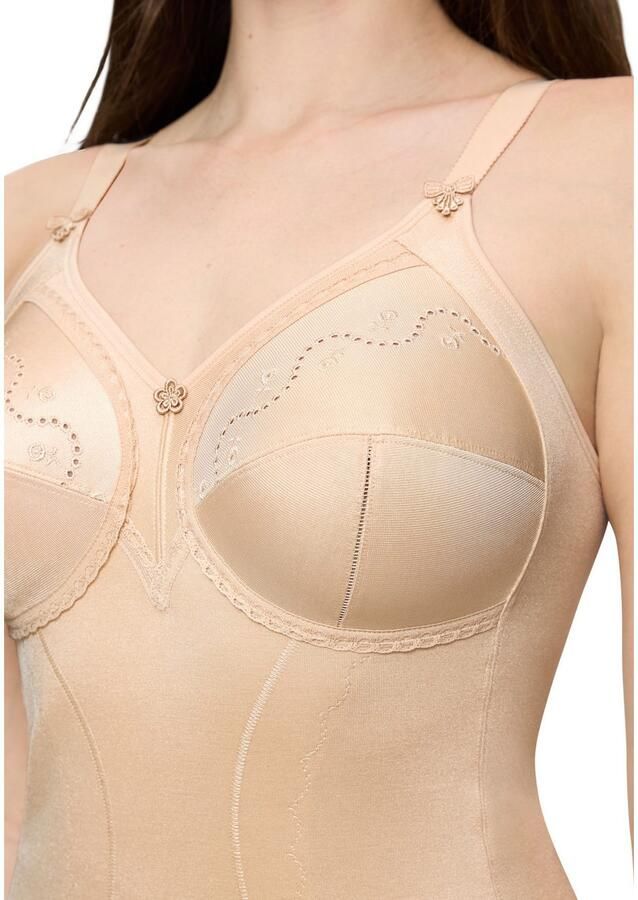 Triumph Shaping-body Doreen + Cotton 01 BS ronde diepere ruguitsnijding vormend v-hals