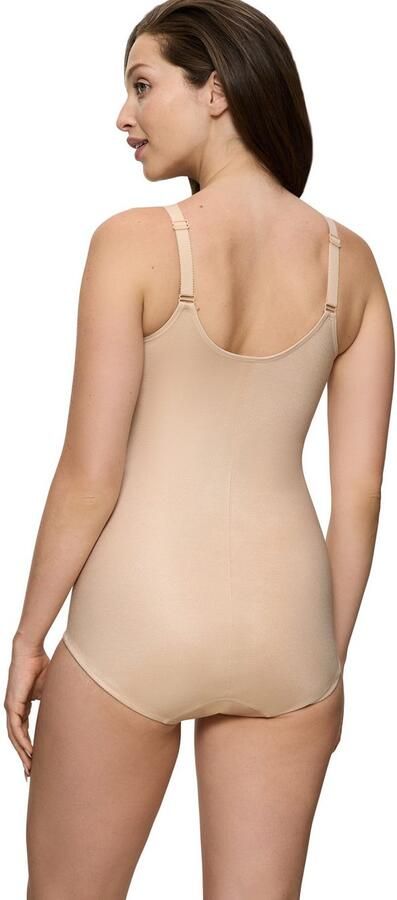 Triumph Shaping-body Doreen + Cotton 01 BS ronde diepere ruguitsnijding vormend v-hals - Foto 3