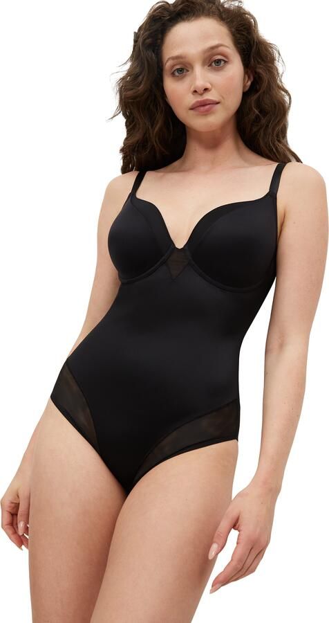 Triumph Shaping-body True Shape Sensation BSWP Mesh inzetstukken gewatteerde cups en vormende beugels glanzend (1-delig) - Foto 9