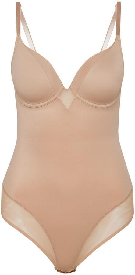 Triumph Shaping-body True Shape Sensation BSWP Mesh inzetstukken gewatteerde cups en vormende beugels glanzend (1-delig) - Foto 4