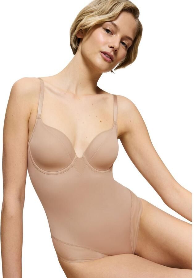 Triumph Shaping-body True Shape Sensation BSWP Mesh inzetstukken gewatteerde cups en vormende beugels glanzend (1-delig) - Foto 5