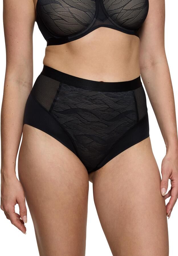Triumph Shapingslip Airy Sensation vormgevend fijn tule met ruitpatroon hoger gesneden pasvorm - Foto 3