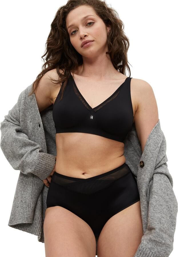 Triumph Shapingslip True Shape Sensation Mesh-inzetstukken stretch-tule wikkel-look (1 stuk) - Foto 5