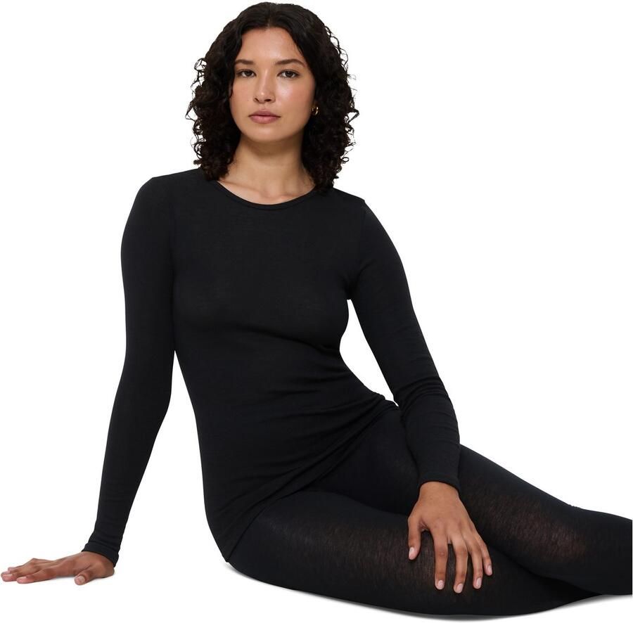 Triumph Shirt met lange mouwen Beauty Layers LSL Top Wool zachte wol lange mouw in single-jersey kwaliteit