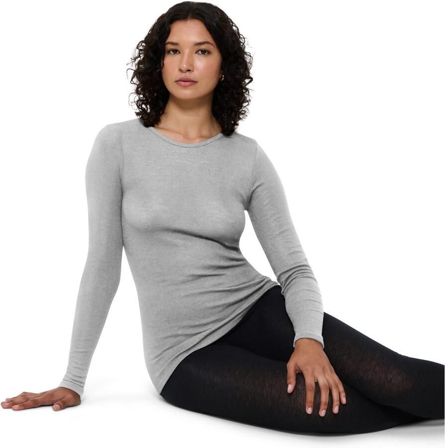 Triumph Shirt met lange mouwen Beauty Layers LSL Top Wool zachte wol lange mouw in single-jersey kwaliteit