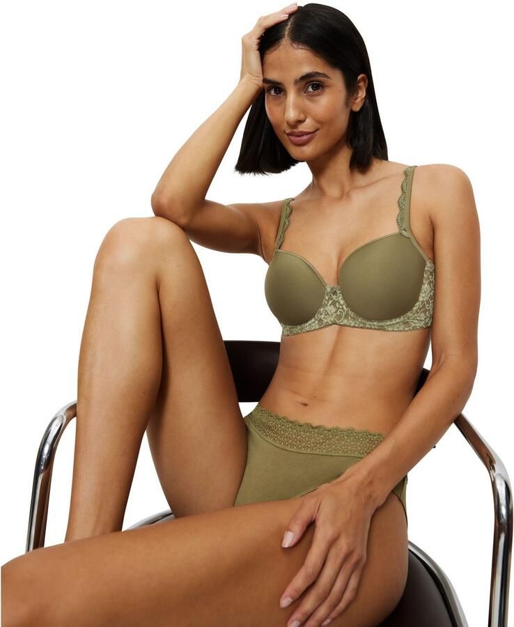 Triumph T-shirt-bh Amourette Stretch-kant gladde cups ademend licht vrouwelijk - Foto 2