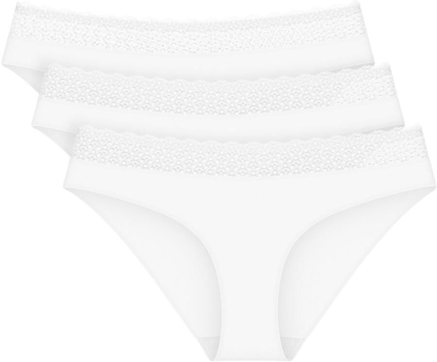 Triumph Tai slip Feel of Modal zeer zacht elastische tailleband met kant licht (Set van 3) - Foto 5