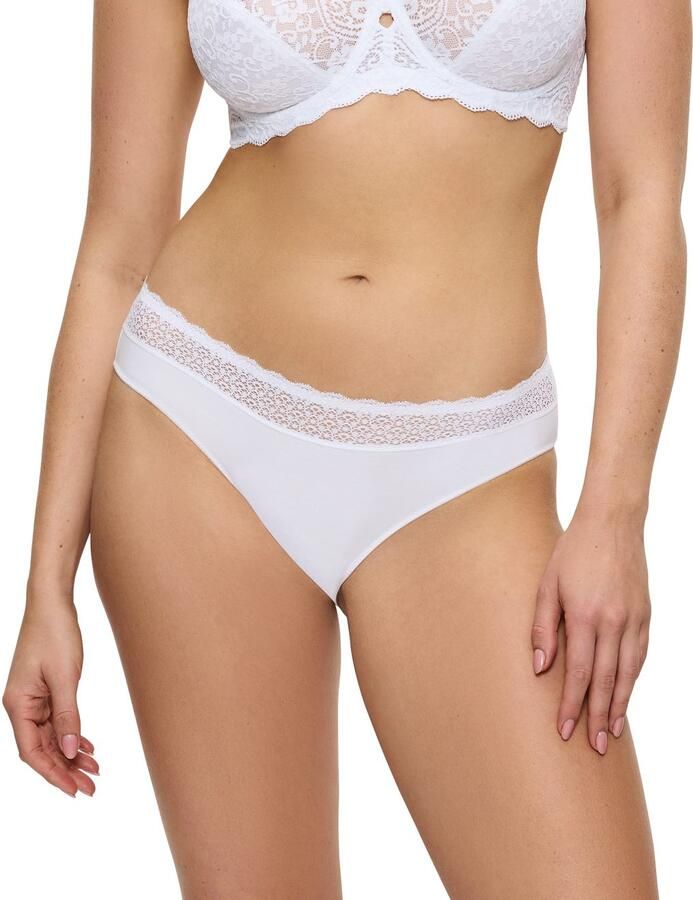 Triumph Tai slip Feel of Modal zeer zacht elastische tailleband met kant licht (Set van 3) - Foto 2