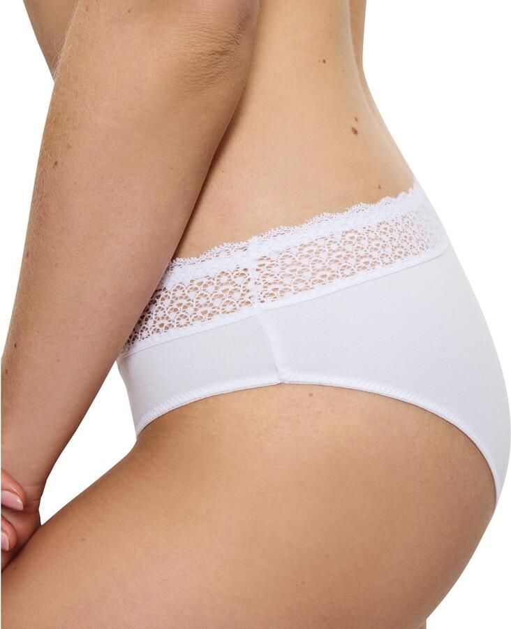 Triumph Tai slip Feel of Modal zijdezacht kanten band (Set van 2)