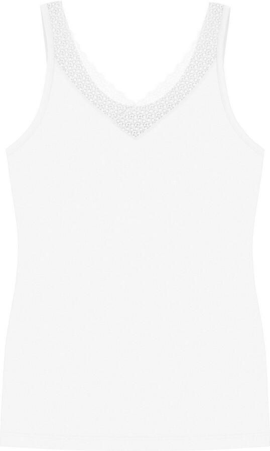 Triumph Tanktop Feel of Modal zijdezacht v-hals met versiering eenvoudig zacht comfortabel - Foto 2