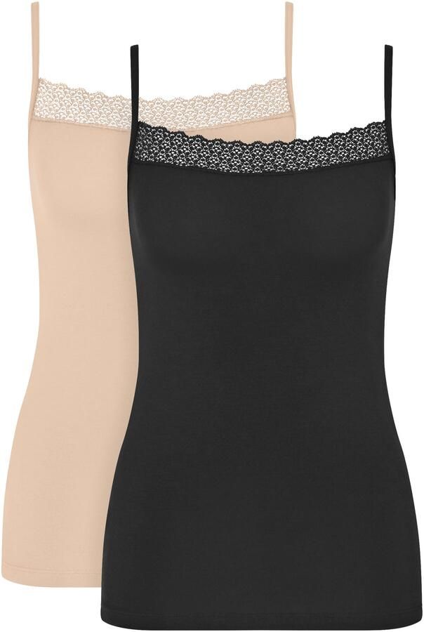 Triumph Top met spaghettibandjes Feel of Modal zacht comfortabel verstelbare bandjes (Set van 2) - Foto 5